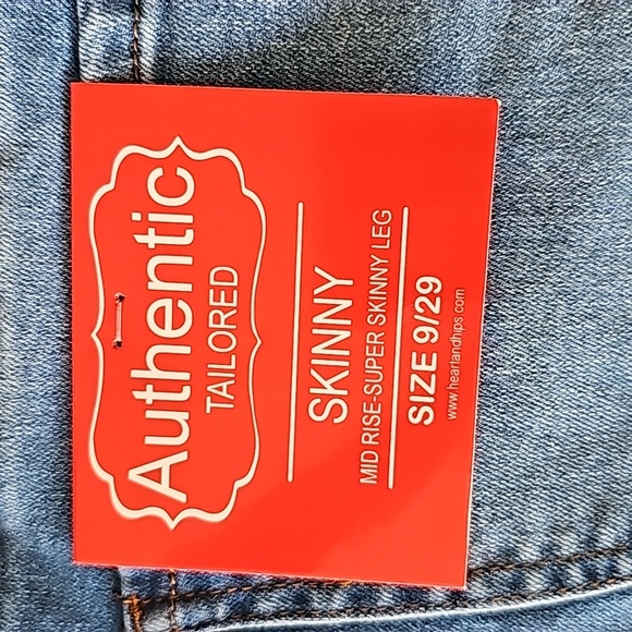 HH Jeans Los Angeles Authentic Tailored Skinny Mid Rise- Super Skinny Leg 9/29 - Picture 5 of 12